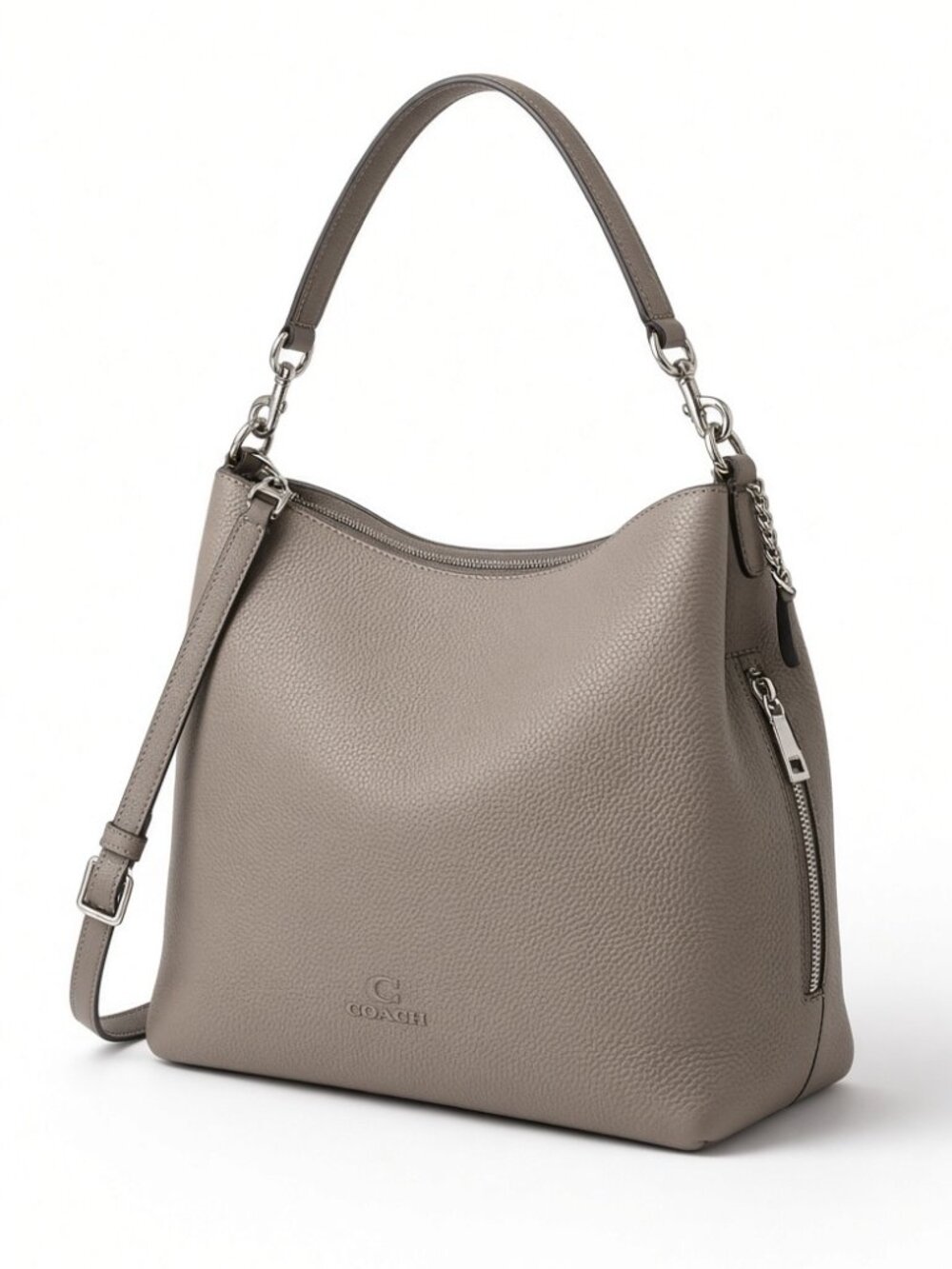 Coach Abby Duffle Pebble Leather Shoulder Crossbody
